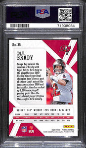 2020 Tom Brady Panini Phoenix Fire Burst #35 (PSA) 8 NM-MT