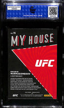 Load image into Gallery viewer, 2022 Panini Donruss Optic UFC Khabib Nurmagomedov #15 My House (ISA)10 GEM-MT