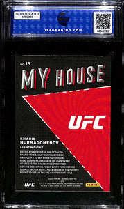 2022 Panini Donruss Optic UFC Khabib Nurmagomedov #15 My House (ISA)10 GEM-MT