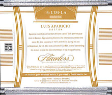Load image into Gallery viewer, 2022 LUIS APARICIO Panini Flawless Legends Jumbo Materials # LJM-LA Game Used Bat 10/20