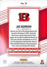 Load image into Gallery viewer, 2022 JOE BURROW Donruss Elite # 15 (GMA) 9 Mint