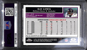 2005 RAY LEWIS Topps Chrome (Refractor) #33 (PSA 7)