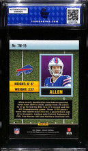 Load image into Gallery viewer, 2021 JOSH ALLEN Panini Mosaic Touchdown Masters # TM-15 (ISA10)