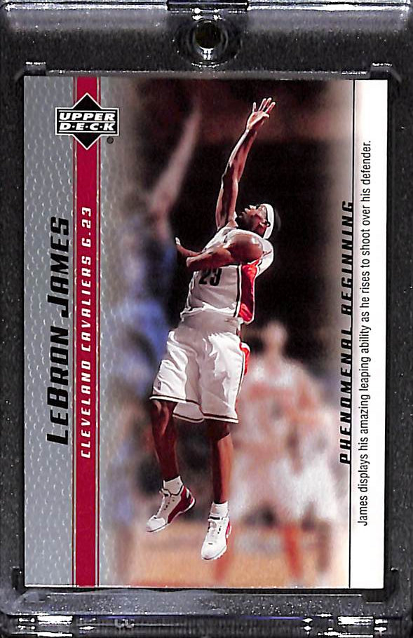 2004 LeBRON JAMES Upper Deck Phenomenal Beginnings Rookie #12