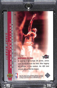 2004 LeBRON JAMES Upper Deck Phenomenal Beginnings Rookie #12