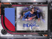 Load image into Gallery viewer, 2022 MAX KEPLER Topps Museum Collection Jumbo Patch # MMJPA-MK 07/15