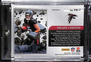 2022 Drake London (RC) Panini Prizm #PB-7