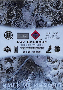 2006-07 Ray Bourque # FT-16 Upper Deck Trilogy - Frozen In time (212/999)