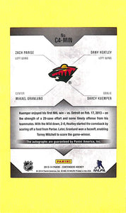 2013-14 Panini Contenders C4-MIN Autographs