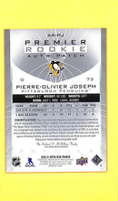 Load image into Gallery viewer, 2020-21 Pierre-Oliver Joseph Rookie # AR-PJ Rookie / Auto / Patch 017/249