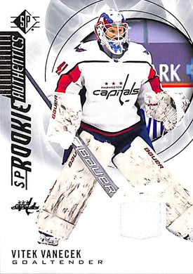 2020-21 Vitek Vanecek # 138 SP Rookie Authentics