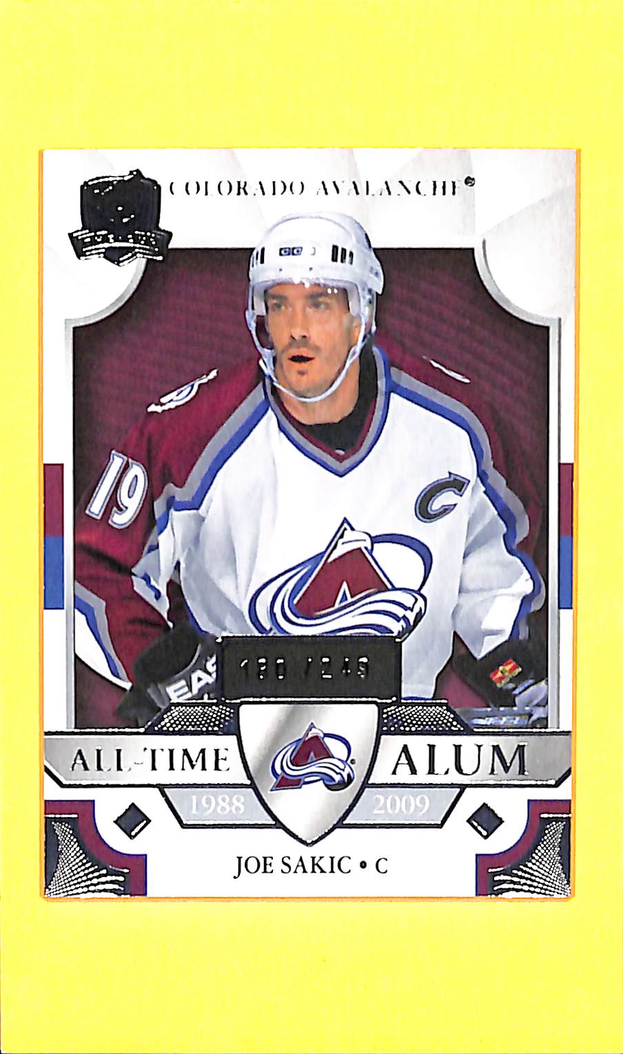 2020-21 Joe Sakic The Cup Hockey #ATA-JS 180/249