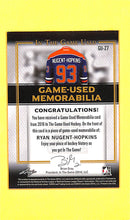 Load image into Gallery viewer, 2016 Ryan Nugent-Hopkins #GU-27 - In The Game Used - 02/45