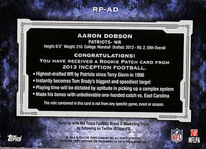 2013 Aaron Dobson (RC) # RP-AD Topps Inception (69/75)