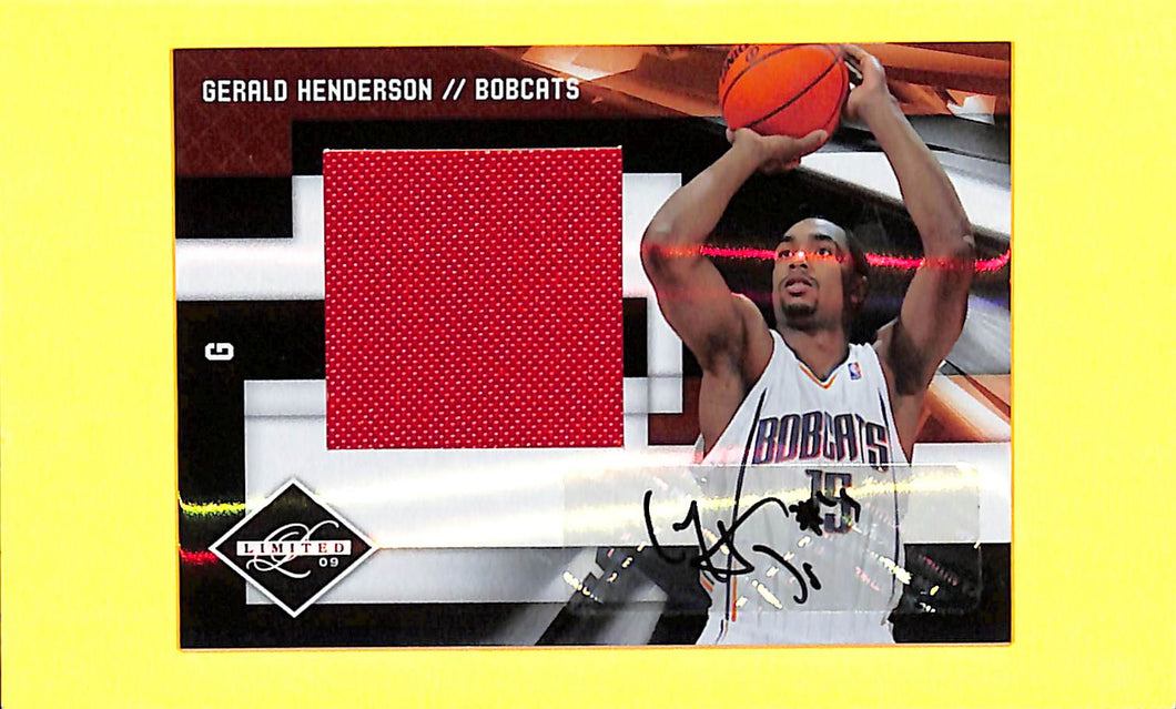 2009 Gerald Henderson # 11 Panini Limited (03/49)