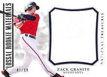 Load image into Gallery viewer, 2018 Zack Granite # CRM-ZG Panini National treasures (41/99)