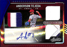 Load image into Gallery viewer, 2022 Anderson Tejeda # TT3S-AT Panini Absolute (Auto) Patch 57/75