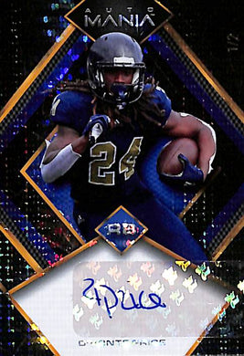 2022 D'Vonte Price # AM-D72 Wild Card Auto Mania Rookie Auto (1/2)