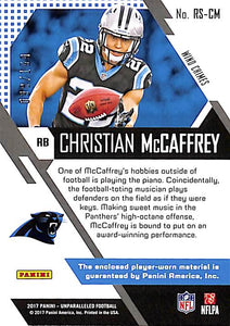 2017 Christian McCaffrey (RC) # RS-CM Wind Chimes (098/199)