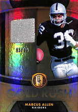 Load image into Gallery viewer, 2020 Marcus Allen # GR38 Panini Gold Standard (Gold Rush) (15/49)