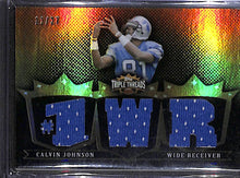 Load image into Gallery viewer, 2007 Calvin Johnson #TTR14 Topps Triple Threads (11/27)