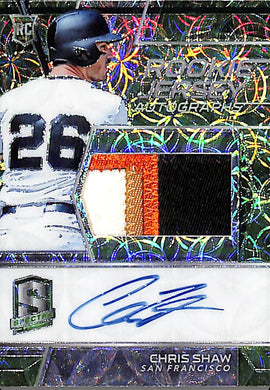 2019 Chris Shaw #142 Panini Spectra Rookie Jersey Autographs (17/25)