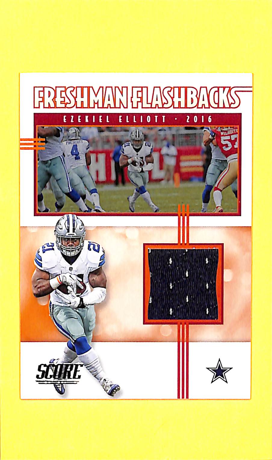 2020 Ezekiel Elliott # FF-EE Score Freshman Flashbacks