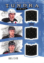 Load image into Gallery viewer, 2011-12 Upper Deck Artifacts Tundra Trios Jerseys # TT3-NJD / Ellias / Parise / Zajac