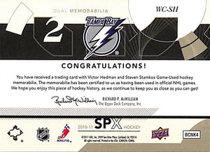 2010-11 SPx - Winning Combos # WC-SH / Steven Stamkos / Victor Hedman