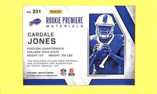 Load image into Gallery viewer, 2016 Cardale Jones # 231 Absolute Rookie Premiere Materials (355/499)