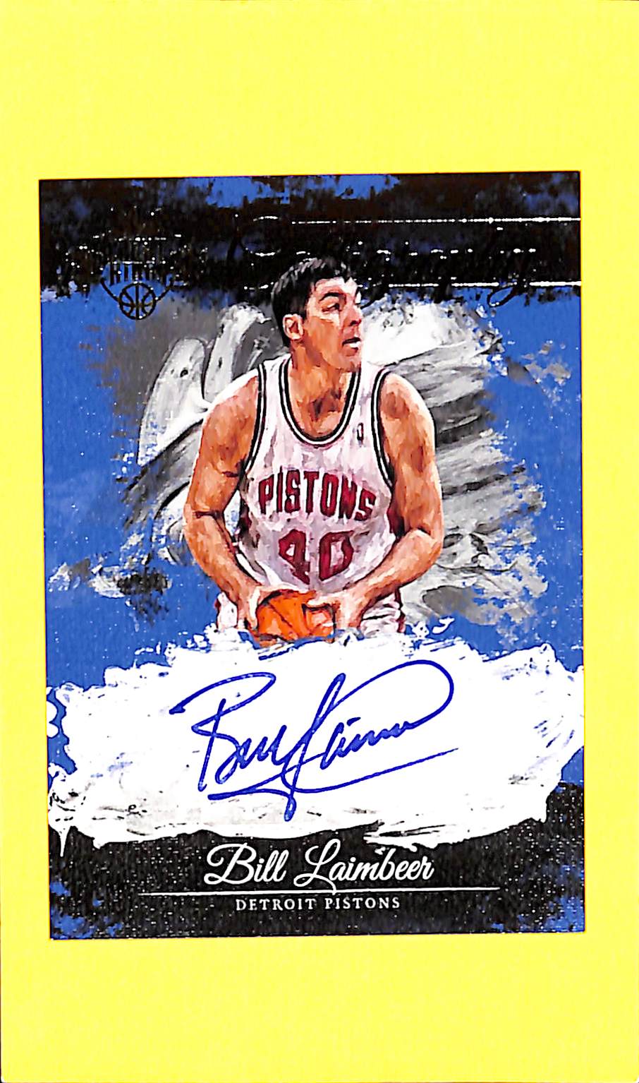 2015-16 Bill Laibeer # C-BL Court Kings Calligraphy (019/199)