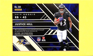 2019 Justice Hill # 264 (RPA) Panini Gold Standard (27/49)