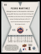 Load image into Gallery viewer, 2008 Upper Deck X Baseball #65 Pedro Martinez NM