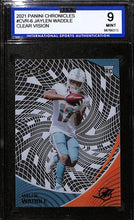 Load image into Gallery viewer, 2021 Panini Chronicles Clear Vision Jaylen Waddle # CVR-6 ISA Mint 9