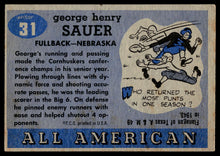 Load image into Gallery viewer, 1955 Topps All-American #31 George Sauer Sr.