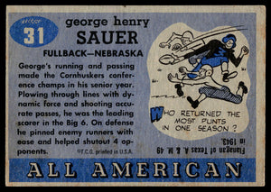 1955 Topps All-American #31 George Sauer Sr.