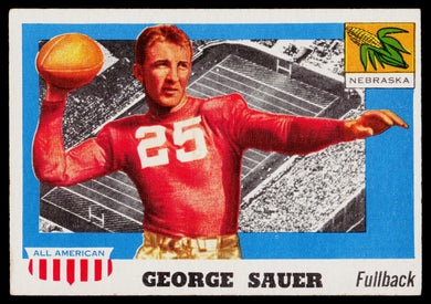 1955 Topps All-American #31 George Sauer Sr.