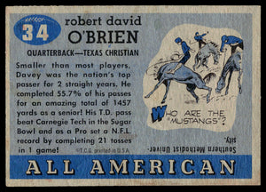 All American #34 Davey O'Brien