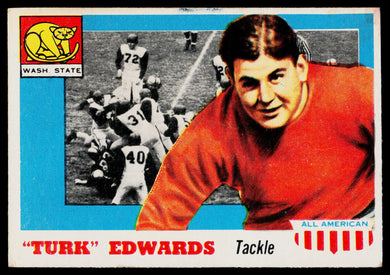 1955 Topps All-American #36 Turk Edwards