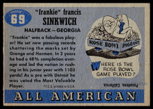 Load image into Gallery viewer, 1955 Topps All-American #69 Frank Sinkwich