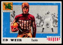 Load image into Gallery viewer, 1955 Topps All-American #3 Ed Weir