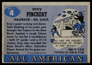 1955 Topps All-American #4 Erny Pinckert