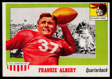 Load image into Gallery viewer, 1955 Topps All-American #67 Frankie Albert