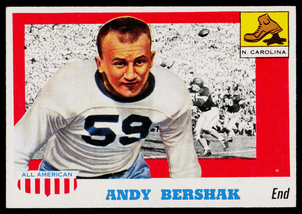 1955 Topps All-American #7 Andy Bershak