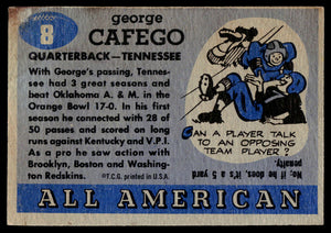 1955 Topps All-American #8 George Cafego