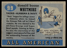 Load image into Gallery viewer, 1955 Topps All-American #99 Don Whitmire