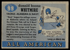 1955 Topps All-American #99 Don Whitmire