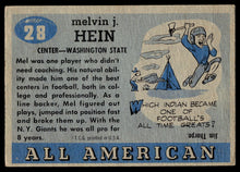 Load image into Gallery viewer, 1955 Topps All-American #28 Mel Hein