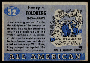 1955 Topps All-American #32 Hank Foldberg