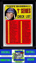 Load image into Gallery viewer, 1969 Topps #582b 7th Series Check List: 589-664 White Circle on Back